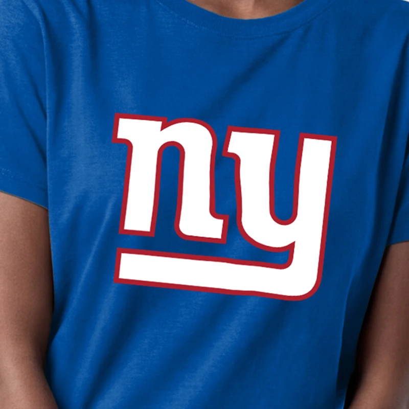 Women's Champion  Royal New York Giants Logo T-Shirt