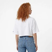 T-shirt court boyfriend blanc Champion New York Giants pour femme