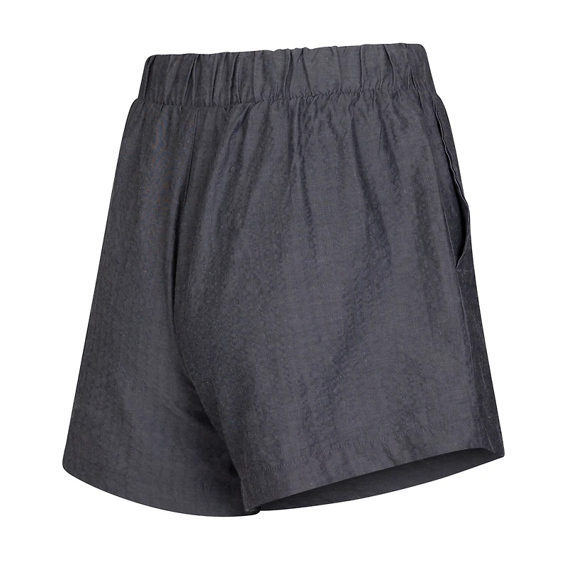 Women's Concepts Sport Charcoal New York Giants Two-Pack Stripes and Solids Boxer Shorts Set
