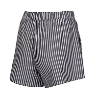 Women's Concepts Sport  Charcoal New York Giants Two-Pack Stripes and Solids Boxer Shorts Set