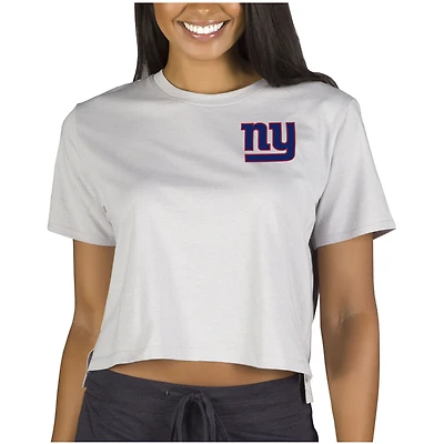 Haut court gris New York Giants Narrative pour femme