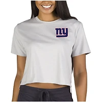 Haut court gris New York Giants Narrative pour femme