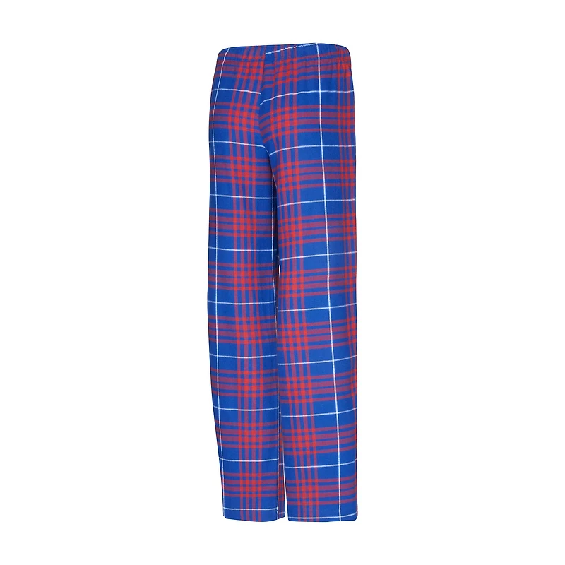 Ensemble de nuit pour femme Concepts Sport New York Giants Vector avec haut et pantalon en flanelle