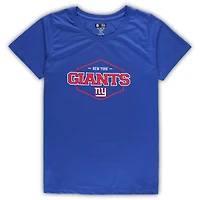Concepts Sport - Ensemble de nuit avec écusson et pantalon pour femmes Royal/rouge New York Giants