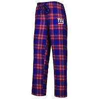 Concepts Sport - Ensemble de nuit avec écusson et pantalon pour femmes Royal/rouge New York Giants