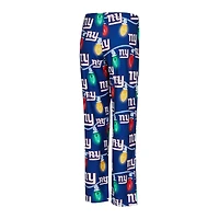 Ensemble t-shirt à manches longues et pantalon en tricot Garland Raglan pour femme Concepts Sport Royal New York Giants