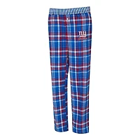 Pantalon à carreaux tri-mélange Laney Sport Royal New York Giants pour femme