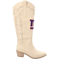 Women's Cuce Cream New York Giants Cowboy Boots