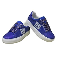 Women's Cuce Royal New York Giants Team Color Crystal Sneakers
