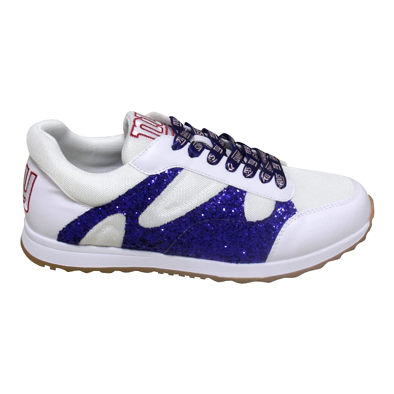 Cuce Baskets blanches scintillantes New York Giants pour femmes