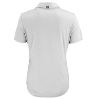Polo pour femme Cutter & Buck gris New York Giants Coastline Epic Comfort Eco Recycled