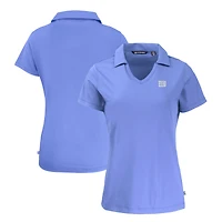 Polo à col en V écologique recyclé pour femme Cutter & Buck, violet, New York Giants, Daybreak