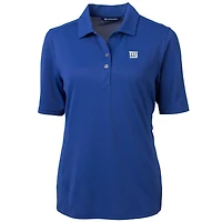 Polo en piqué écologique recyclé pour femme Cutter & Buck Royal New York Giants Virtue