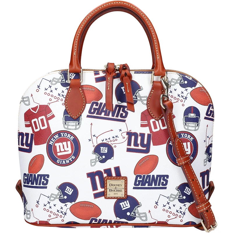 Dooney & Bourke New York Giants Gameday Zip Sacoche zippée pour femme