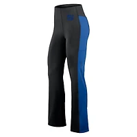 Leggings évasés ajustés Studio Fanatics noirs pour femmes des New York Giants