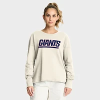 T-shirt à manches longues pour femme Fanatics Cream New York Giants Dove Legacy