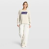 Women's Fanatics Cream New York Giants Dove Legacy Long Sleeve T-Shirt