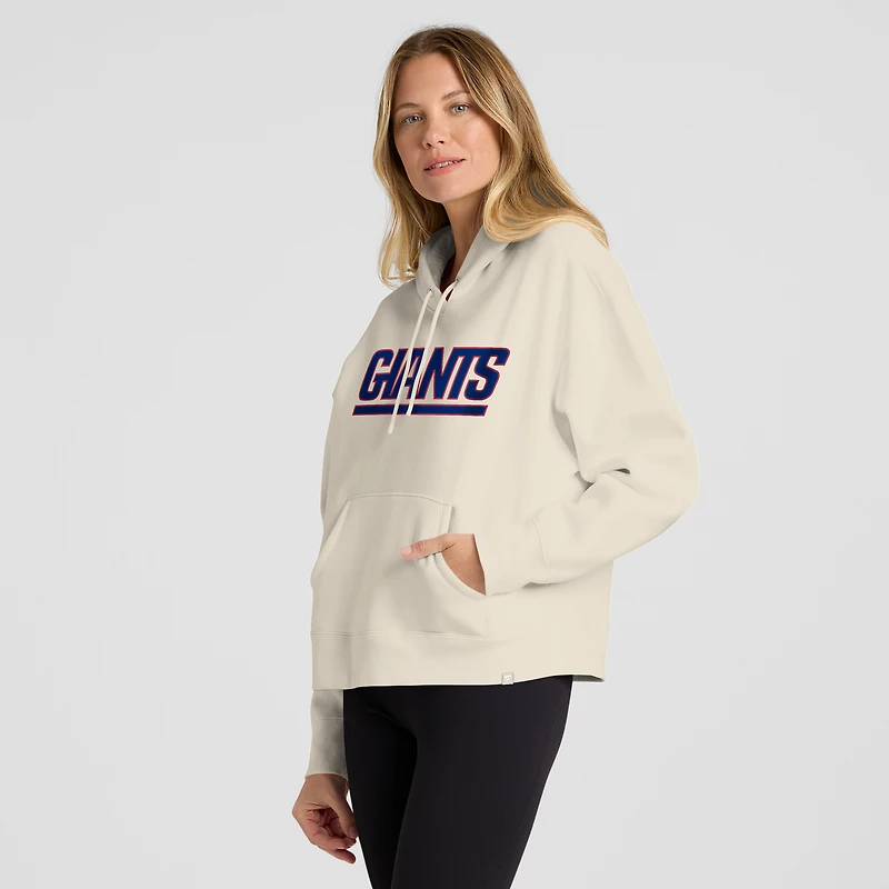 Sweat à capuche pour femme Fanatics Cream New York Giants Dove Legacy