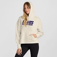 Sweat à capuche pour femme Fanatics Cream New York Giants Dove Legacy