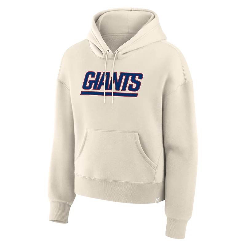 Sweat à capuche pour femme Fanatics Cream New York Giants Dove Legacy
