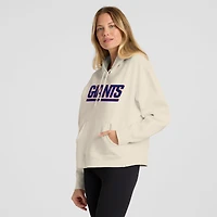 Sweat à capuche pour femme Fanatics Cream New York Giants Dove Legacy