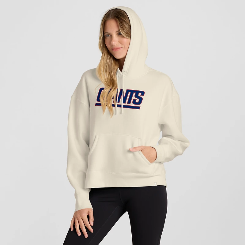Sweat à capuche pour femme Fanatics Cream New York Giants Dove Legacy