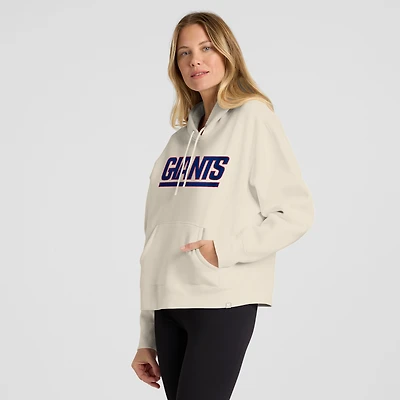 Sweat à capuche pour femme Fanatics Cream New York Giants Dove Legacy