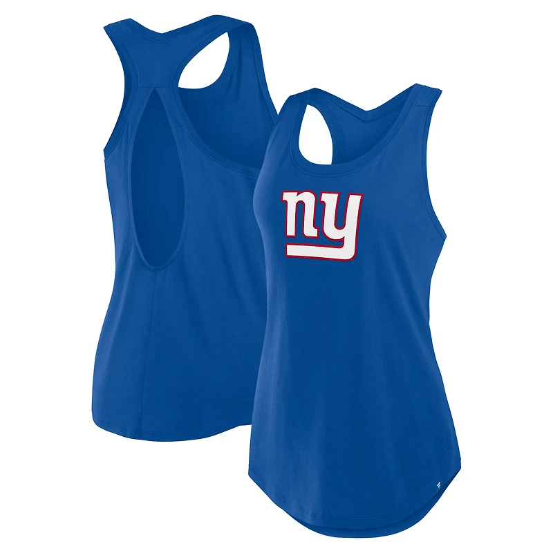 Débardeur Fanatics Royal New York Giants Iron Fan pour femme
