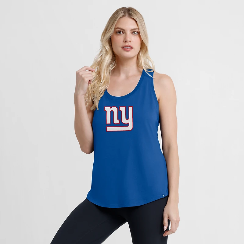 Débardeur Fanatics Royal New York Giants Iron Fan pour femme