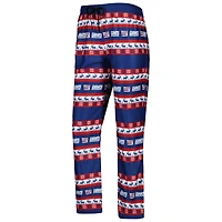 FOCO Royal New York Giants Holiday Ugly Ensemble de pyjama pour femme