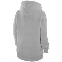 Sweat à capuche en polaire pour femme G-III 4Her par Carl Banks, gris chiné, motif City Graphic Team des New York Giants
