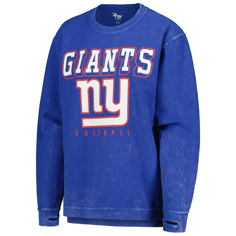 Sweat-shirt G-III 4Her by Carl Banks Royal New York Giants pour femme