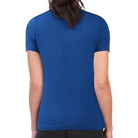 T-shirt léger et ultra-ajusté G-III 4Her par Carl Banks Royal New York Giants pour femme avec logo de l'équipe