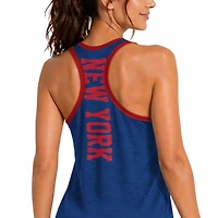 Women's G-III 4Her by Carl Banks Royal New York Giants Tater II Racerback Tank Top