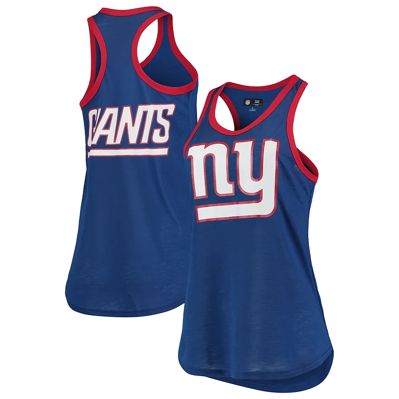 Débardeur G-III 4Her by Carl Banks Royal New York Giants Tater pour femme