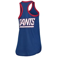 Débardeur G-III 4Her by Carl Banks Royal New York Giants Tater pour femme