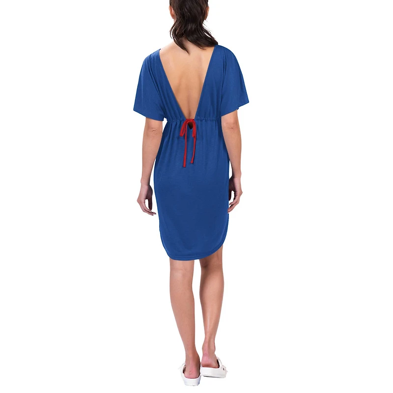 Women's G-III 4Her by Carl Banks Royal New York Giants Versus Swim Cover-Up