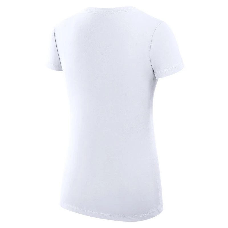 T-shirt ajusté à col en V G-III 4Her par Carl Banks pour femme, blanc, des New York Giants