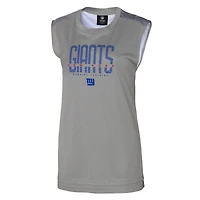 Débardeur femme gris New York Giants No Sweat
