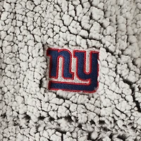 Veste grise à enfiler en sherpa des New York Giants pour femme