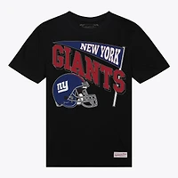 Women's Mitchell & Ness  Black New York Giants Team Dynamic Boyfriend T-Shirt