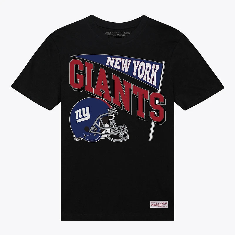 Women's Mitchell & Ness Black New York Giants Team Dynamic Boyfriend T-Shirt