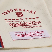Maillot court Mitchell & Ness pour femme, couleur crème, commémorant Lawrence Taylor, joueur retraité des Giants de New York.