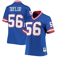 Maillot réplique Mitchell & Ness Lawrence Taylor Royal New York Giants 1986 Legacy pour femme