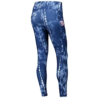 Leggings MSX by Michael Strahan bleu marine New York Giants Serena Tie-Dye pour femmes
