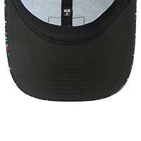 Women's New Era  Black New York Giants 2025 NFL Crucial Catch Pony Tail Adjustable Hat