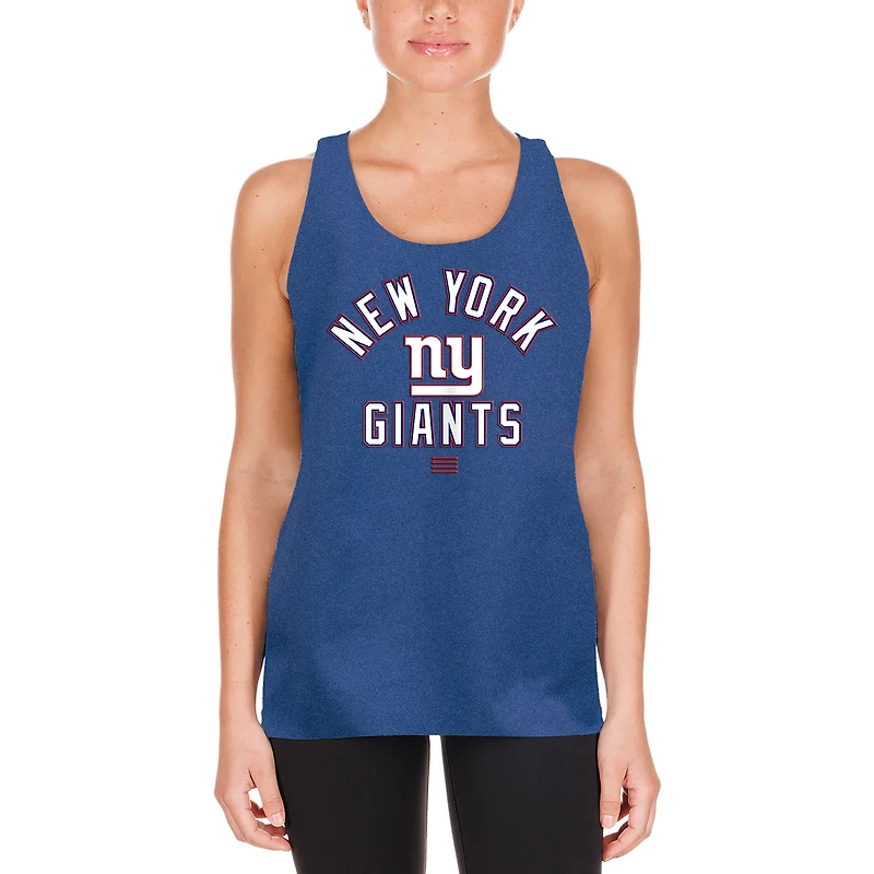 Women's New Era Royal York Giants 2024 NFL Training Camp Tank Top
