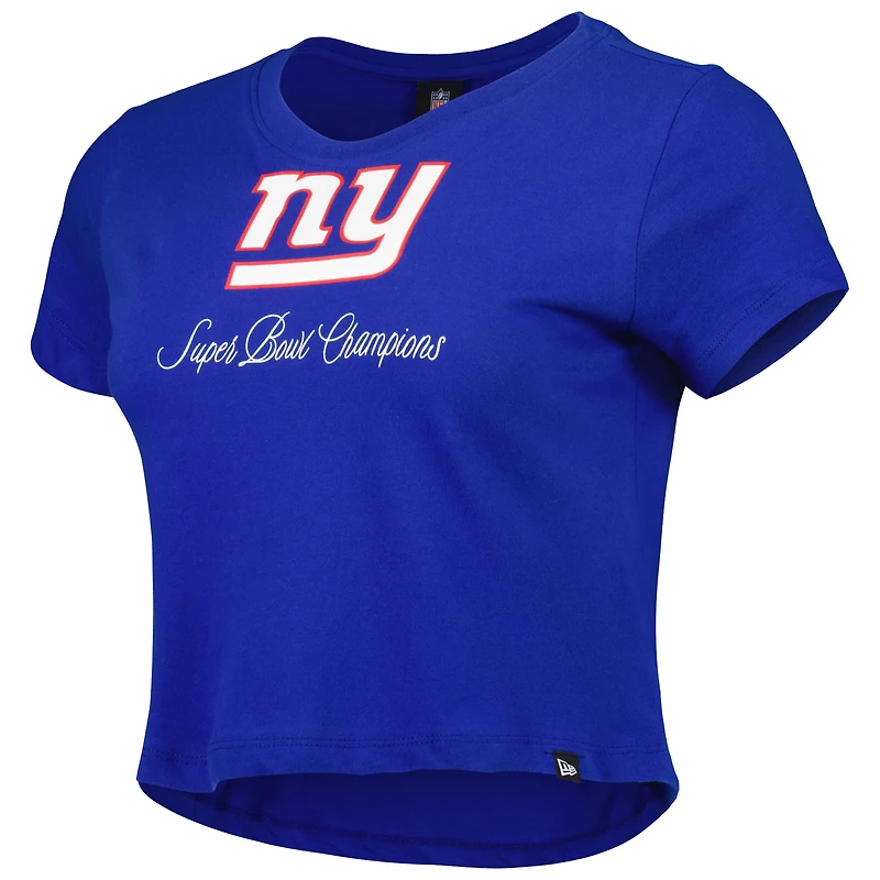 T-shirt New Era Royal York Giants Historic Champs pour femme