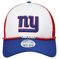 Women's New Era White/Royal New York Giants Friendship Bracelet 9FORTY Adjustable Hat