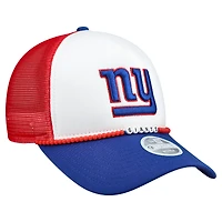 Bracelet d'amitié New Era blanc/bleu royal pour femme, casquette ajustable 9FORTY des New York Giants